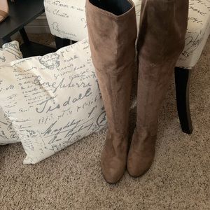 Knee High Suede Boots